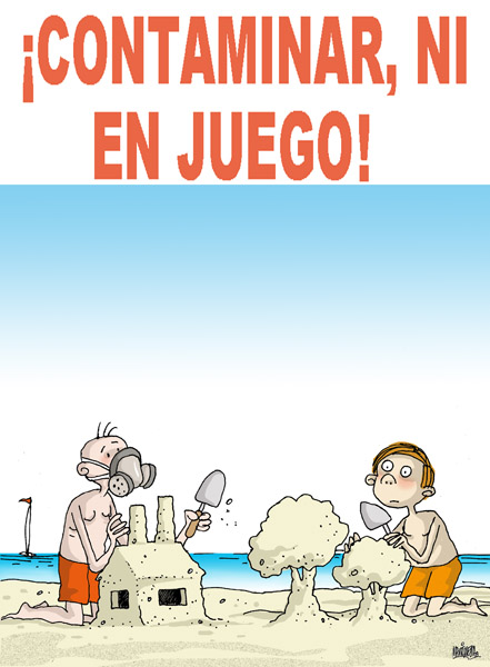 Contaminar, ni en juego